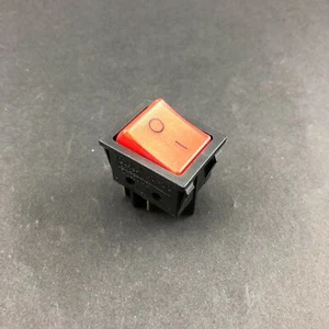 Interrupteur bipolaire rouge Ascaso 250v 16a MF.578 - Photo 1/3
