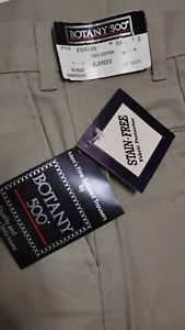 👖NWT🟥BOTANY 500 Tan Pant Men's Size 54XL INS28" Style #31641 RN 29302 SLKBCF3 - Picture 1 of 23