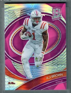 2022 Chronicles Draft Picks Spectra AJ Brown Pink Prizm #/75 SP - Picture 1 of 2