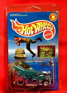 Hot Wheels VW Drag Bus US NAVY SEAL S - 1998 Special Edition w/ Protector .NM - Picture 1 of 8