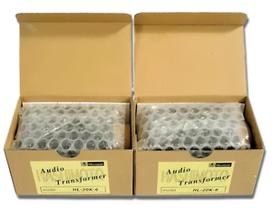 Hashimoto HL-20K-6 (Sansui) 2er Pack Set 20Kohm:600/150Ohm Line Out Transformer - Bild 1 von 6