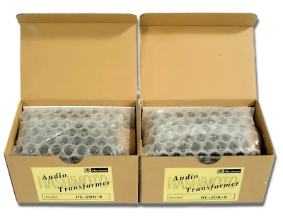 Transformador de salida de línea Hashimoto HL-20K-6 20 Kohm: 600/150ohms [Deber pagado en EE. UU.] Foto 1 de 4