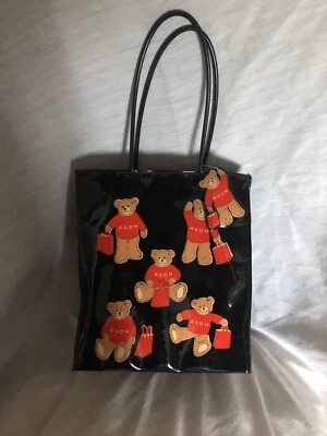 Vintage Avon Teddy Bear Tote And Matching Keyring  - Image 1 of 3
