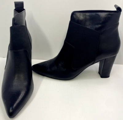 Ellen Tracy ET-Persuade 8.5 negro, botín, tacón 3" Foto 1 de 4