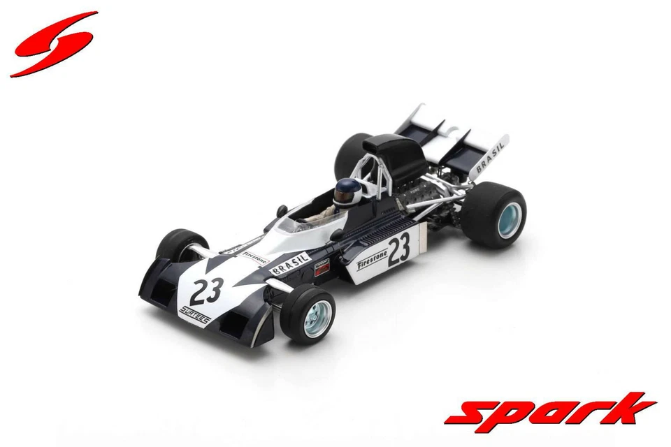 Spark 1/43 Surtees TS9B #23 Brazil GP 1973 Luiz Bueno S3999 - Immagine 1 di 1