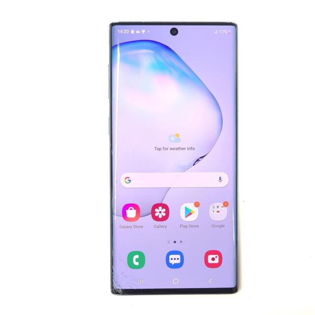 Samsung Galaxy Note 10 SM-N970F/DS 256GB 8GB RAM GSM - Aura Glow –