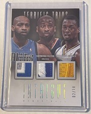 Vince Carter /Felton / Barnes 2012-13 Intrigue Terrific Trios Prime Patch #2/10