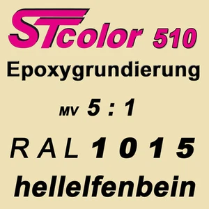 3 kg STC 2K EP Grundierung Epoxy 5:1 RAL 1015 hellelfenbein Set inkl. Härter - Bild 1 von 3