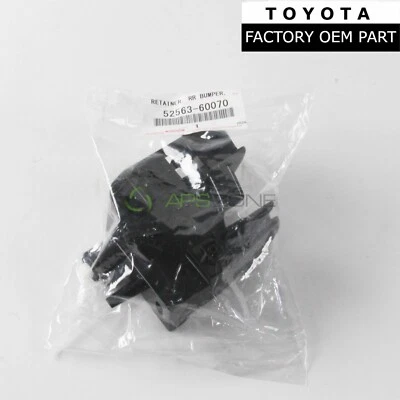 RETENTOR DE PARA-CHOQUE TRASEIRO SUPERIOR ESQUERDO GENUÍNO TOYOTA LEXUS GX460 10-22 FABRICANTE DE EQUIPAMENTO ORIGINAL 52563-60070 - Imagem 1 de 4