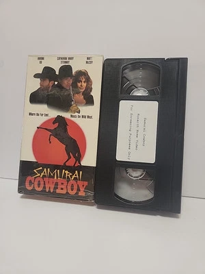 Samurai Cowboy (1993, VHS) Western Monarch Home Video Screener Promo Demo Tape  - Image 1 of 2