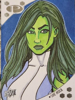 2017 Upper Deck Marvel Premier She-Hulk  Sketch Card  - Image 1 of 3