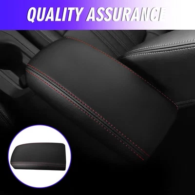 Center Console Armrest Lid Cover Fit For 20014-2018 Toyota Corolla PU Leather Foto 1 de 4