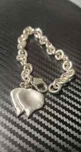 Tiffany & Co 925 Sterling Silver Lancome Charm Bracelet 6.5  - Picture 1 of 5