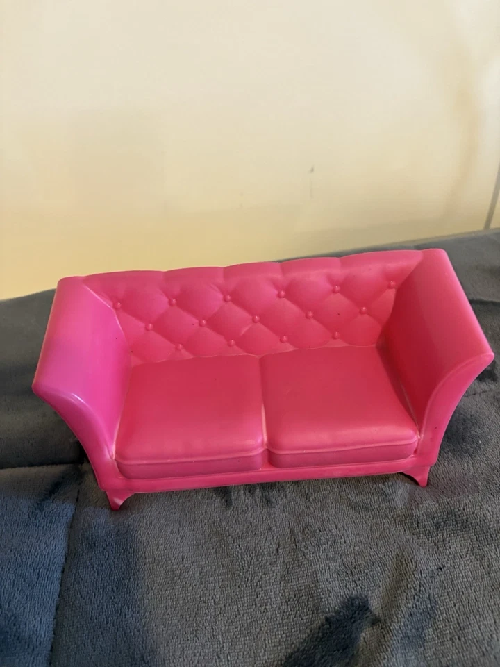 Sofá-cama Mattel Barbie rosa quente 2015 Barbie Dream House substituição - Imagem 1 de 2