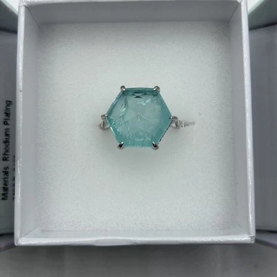 Bomb Party Mental Health Awareness Ring "See Your Inner Peace"  Sz 8 - Image 1 of 3