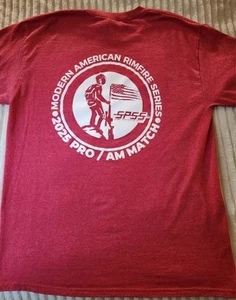 MARS PRO AM Match Tshirt Grande Rossa Summit Point Tiro Sport Fucile Pistole - Foto 1 di 5