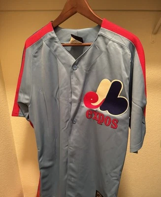 Montreal Expos Throwback Jersey (Large) 44 - Image 1 of 4