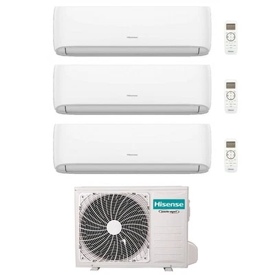 CONDIZIONATORE HISENSE TRIAL SPLIT HI-COMFORT 9000+9000+9000 BTU WIFI INVERTER 3