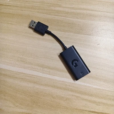 USB DAC Sound Card 881-000315 A00092 3.5mm Audio Adapter DongleFor Logitech G432 - Image 1 of 4