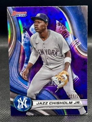 2024 Bowman's Best Jazz Chisholm Purple Refractor /250 New York Yankees - Image 1 of 2
