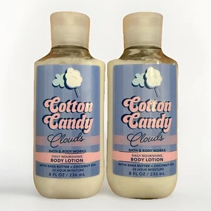 2er Pack Bath and Body Works Cotton Candy Clouds Berries Vanilla Bodylotion Neu - Bild 1 von 2