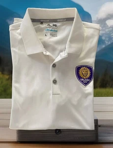 Adidas Blanco MLS Orlando City Oficial Lateral Blancanieves Polo Talla L - Imagen 1 de 10