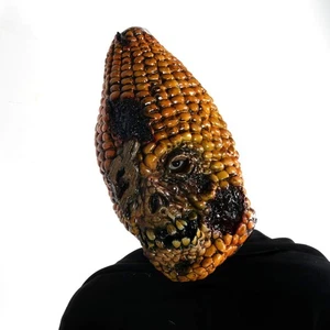 Full Face Scary Burn Corn Mask for Cosplay Latex Mask Horror Masquerade Adult... - Picture 1 of 7