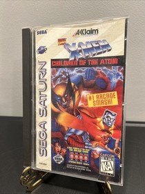 X-Men Children Of The Atom Sega Saturn Game, Manual, Case TESTED