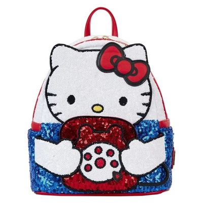 Sanrio Exclusive Hello Kitty 50th Anniversary Phone Sequin Cosplay Mini Backpack - Image 1 of 4