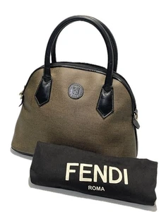 A303 Fendi S.A.S./Old Handbag Genuine Leather Pvc 2Way - Picture 1 of 10