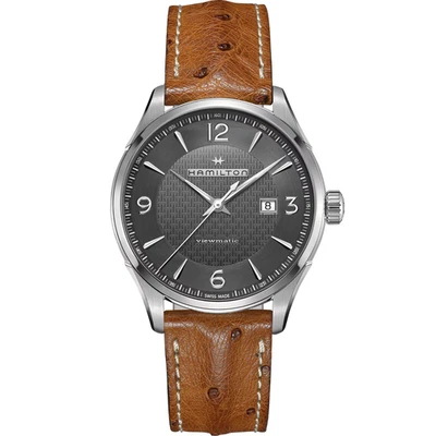 Reloj para hombre Hamilton Jazzmaster Viewmatic esfera gris automática H32755851 Foto 1 de 2