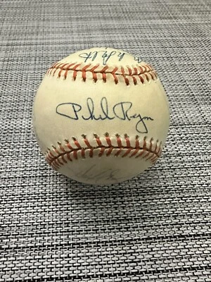 1995 Orioles baseball signed by Ripken, Palmeiro, Barnes, Bonilla and more (PSA) - Image 1 of 4