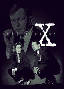 The Cigarette Smoking Man C-Man FBI Government Cover-Up Conspiracy X-Files Art - Picture 1 of 1