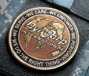 PRIVATER MILITÄRAUFTRAGNEHMER PMC DIPLOMATISCHE SICHERHEIT DSS vêlkrö AUFNÄHER: DynCorp - Bild 1 von 12