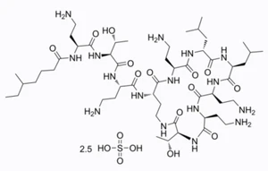 COLISTIN SULFATE (POLIMIXIN E SULFATE), CAS: 1264-72-8, 25 g, ≥19000u/mg - Foto 1 di 2