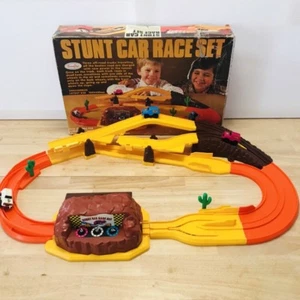Vintage 1970's Sunny Toys Stunt Car Race Set - Picture 1 of 8