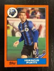 2017 Topps MLS Ignacio Piatti Throwback Topps Orange #13/25 - Picture 1 of 2