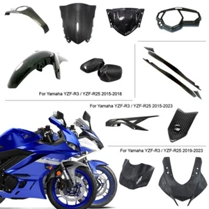 MOS Carbon Fiber Parts and Accessories for Yamaha YZF R3 R25 Series 2015-2023 - Picture 1 of 71