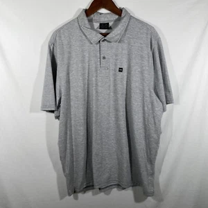 Oakley Golf Polo Herren Größe 2XL Kurzarm Hemd Einfarbig Grau 2 Knopfleiste - Bild 1 von 9