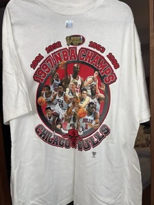 Vintage Chicago Bulls Tshirt 1997 NBA Finals Starter Michael Jordan Neu XL - Bild 1 von 5