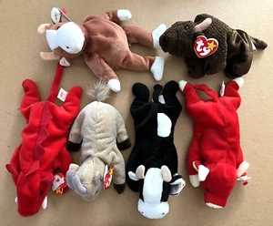 TY 6 Vintage Beanie Babys HÖRNER eines Dilemmas! - Bild 1 von 1