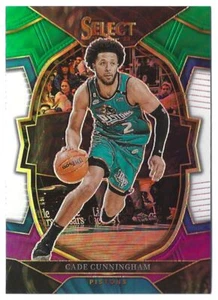 2022-23 Panini Select Green White Purple Prizm Cade Cunningham #18 **READ&SAVE** - Bild 1 von 2