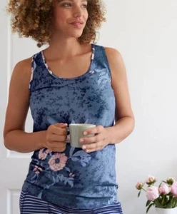 Mamas & Papas Loungewear Maternity Floral Woven Vest Tank Top UK 8, 10 - Picture 1 of 3