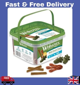 WHIMZEES By Wellness Variety Box, Mixed Shapes, Natural and Grain-Free Dog Chews