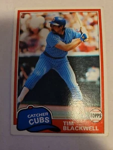 Topps Tim Blackwell #552 1981 excelente/casi nuevo - Imagen 1 de 1
