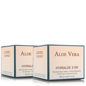 Canarias Cosmetics Aloe Vera Hydraloe 2100 Creme Doppelpack (2 x 250 ml)
