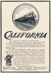 Magazine Ad - 1907 - Union Pacific Railroad - North Western Line