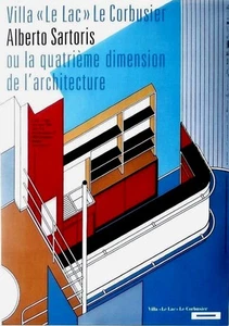 Original vintage poster VILLA LE CORBUSIER EXPO ALBERTO SARTORIS - Picture 1 of 1