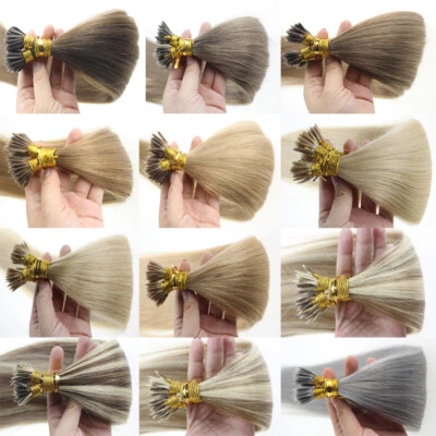 14"-24" 1g 7A* Stick/I-Tip Double Drawn Indian Remy Human Hair Extensions UK 1st - Image 1 of 4