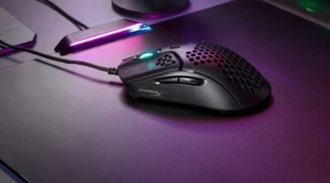 HP HyperX Pulsefire Haste schwarz, USB, Pixart 3335 Sensor - Bild 1 von 7